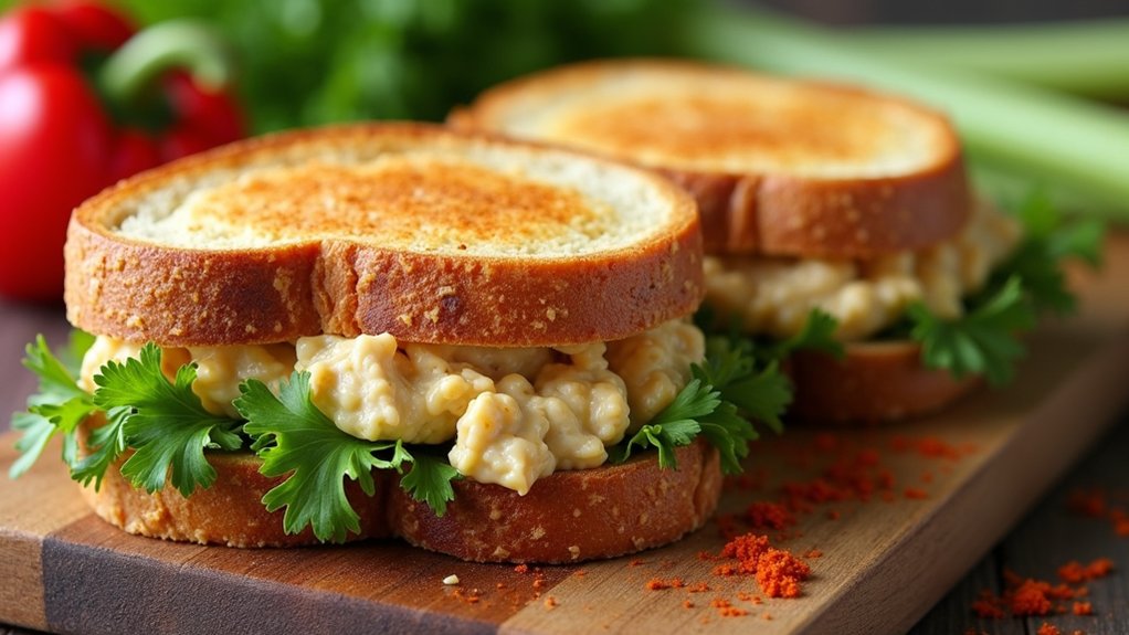hot chicken salad sandwiches