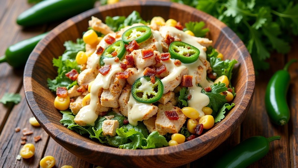 jalape o popper chicken salad