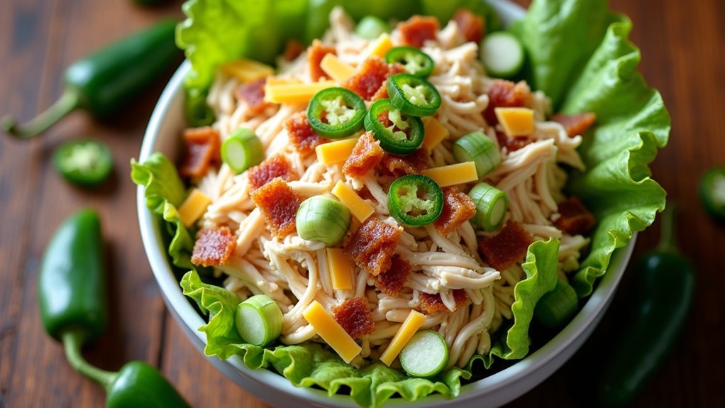 jalape o popper chicken salad