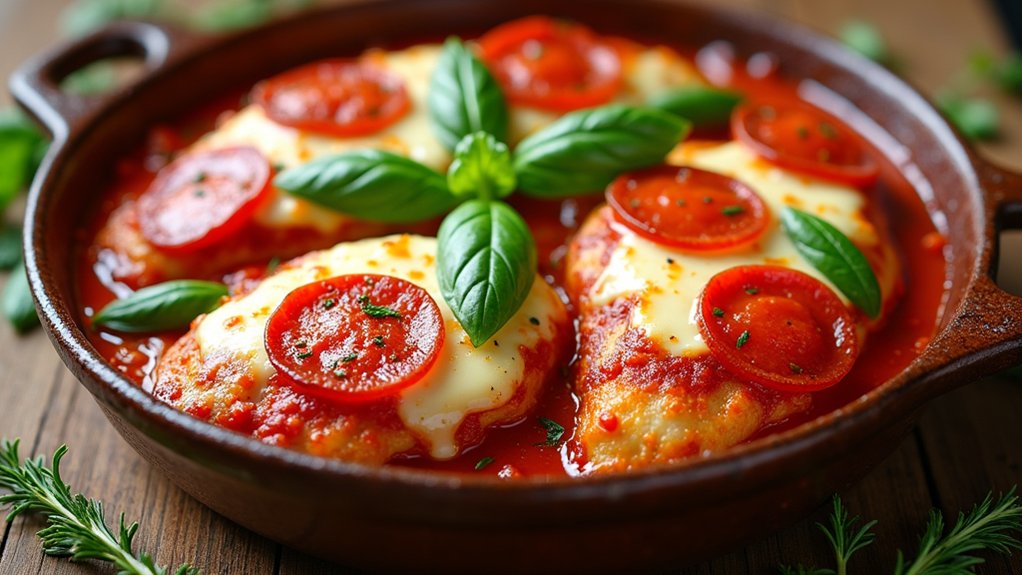 layer with italian seasoning