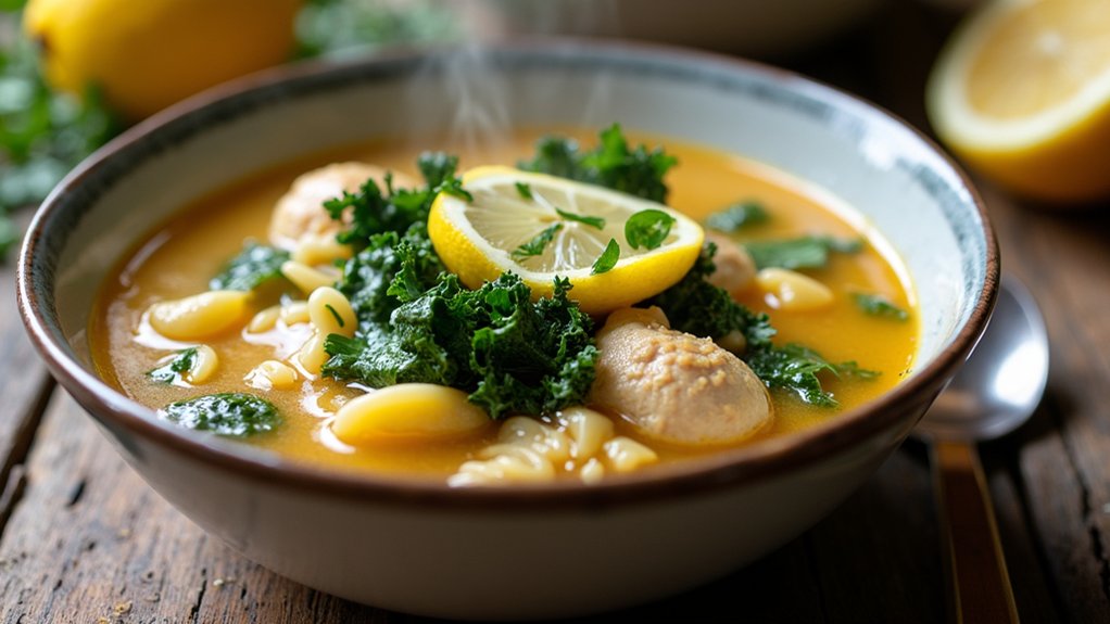 lemon chicken orzo soup
