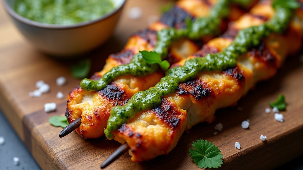 marinate thread grill chicken