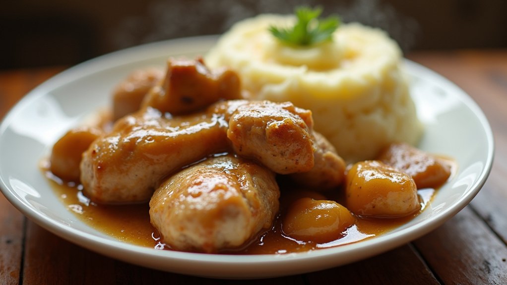 mashed potatoes elevate chicken