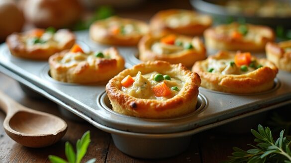 mini chicken pot pies