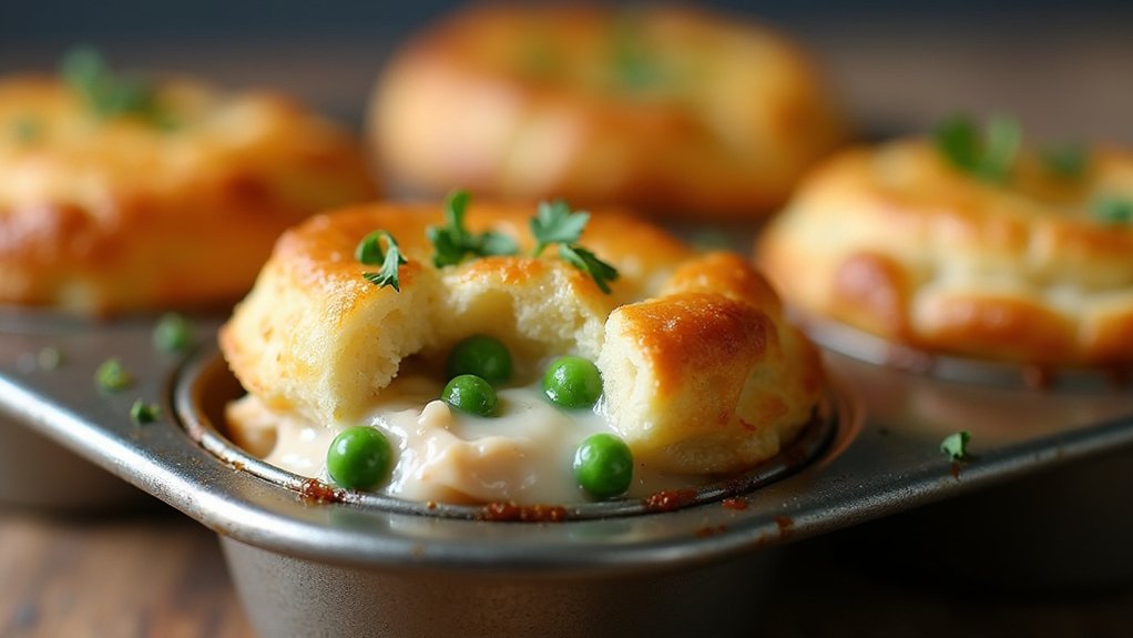mini chicken pot pies