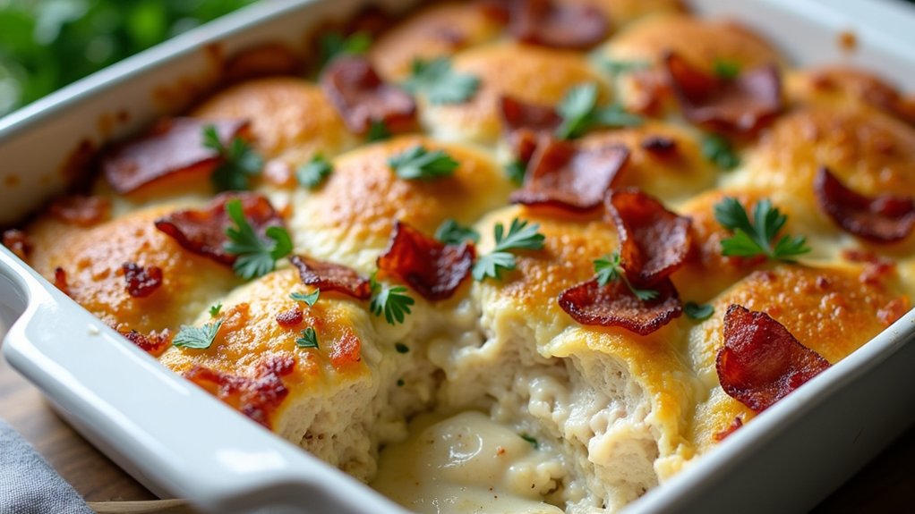 mix chicken with ranch