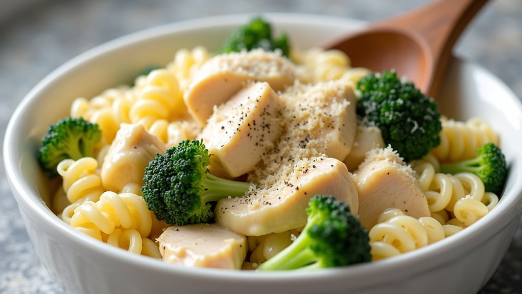 mix ingredients for casserole