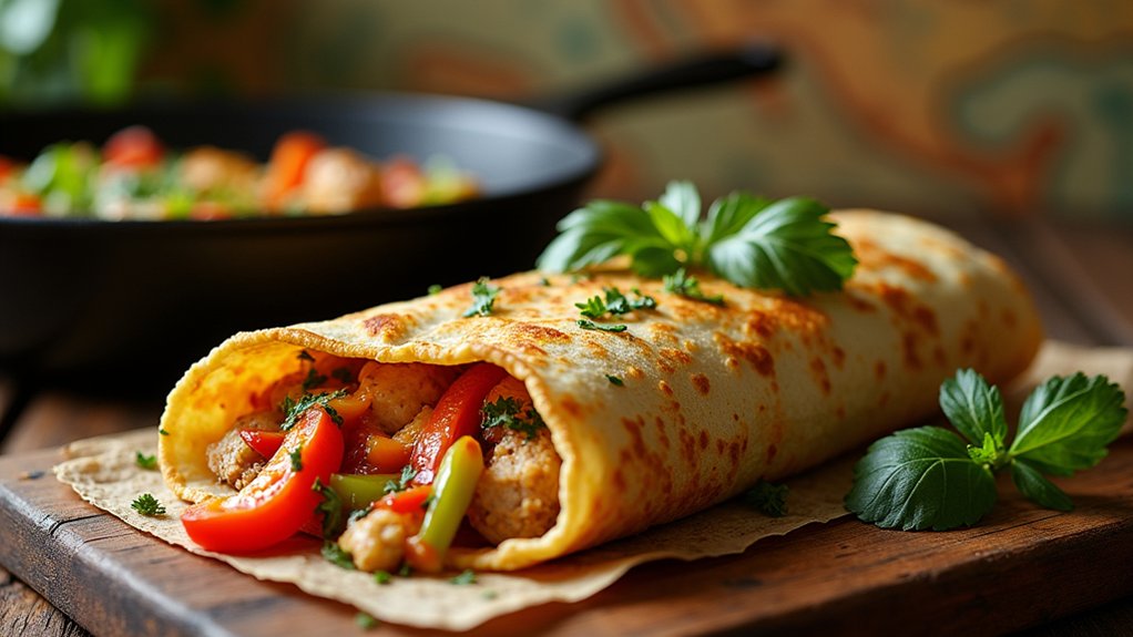 nostalgic innovative chicken burritos