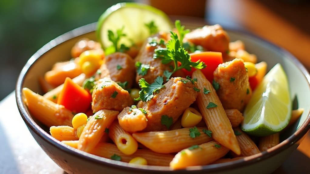 nutrient rich southwest chicken pasta