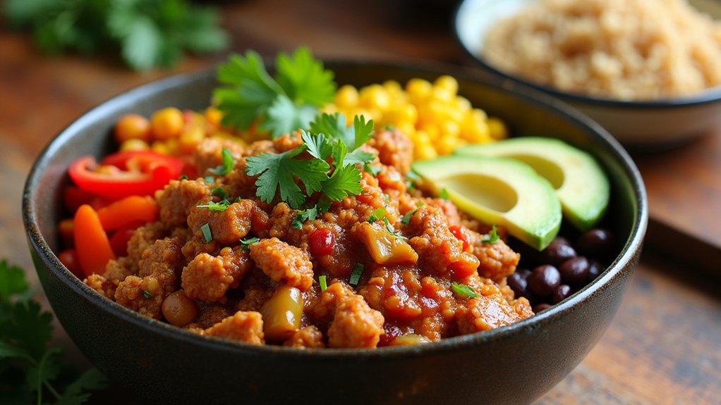 nutritional breakdown of meal