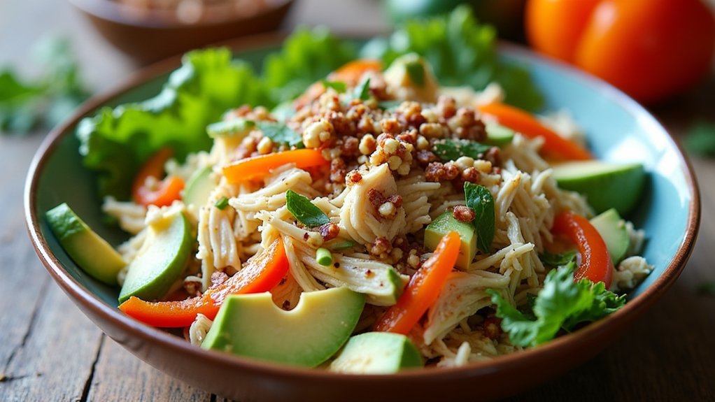 nutritional breakdown of salad