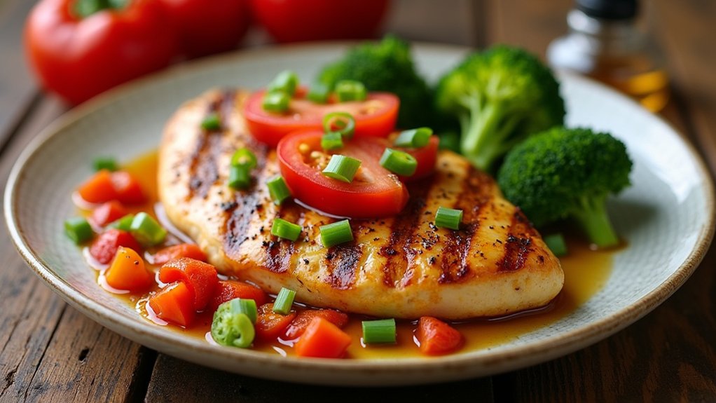 nutritional guide for monterey chicken