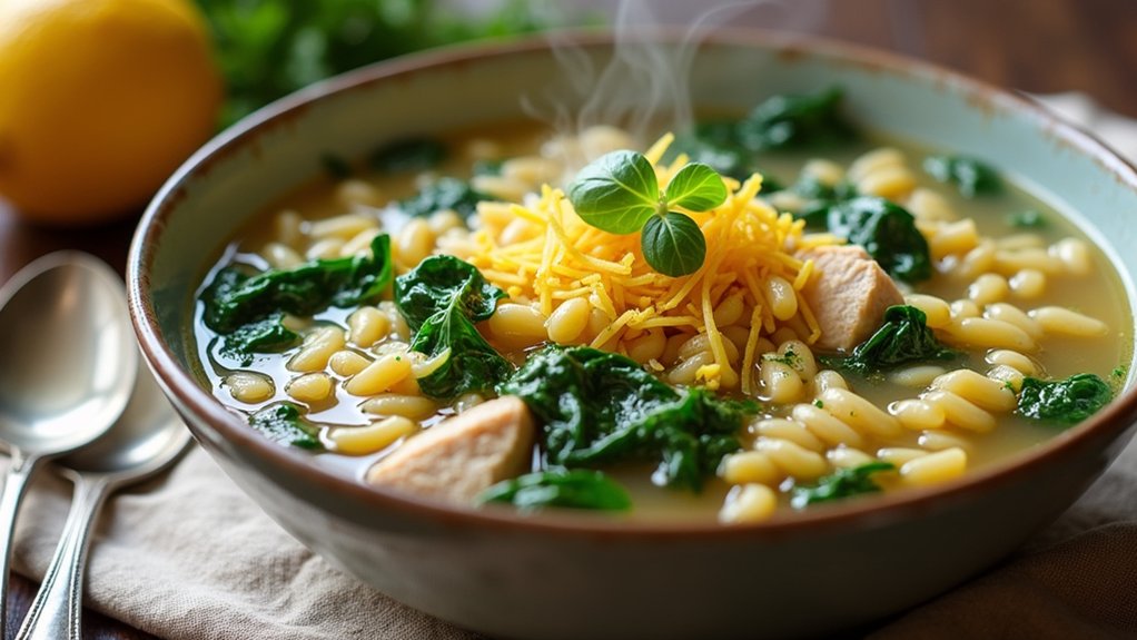 nutritious lemon chicken soup