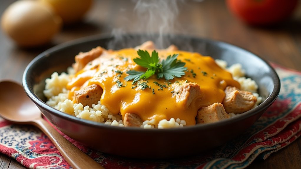 one pot queso chicken