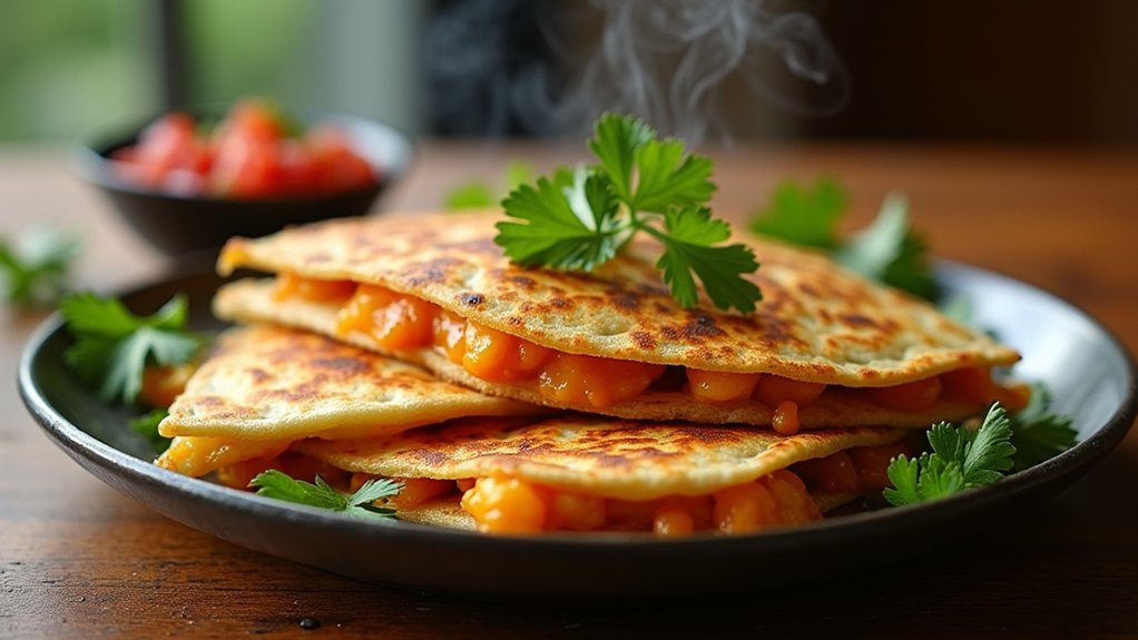 oven baked chicken quesadillas