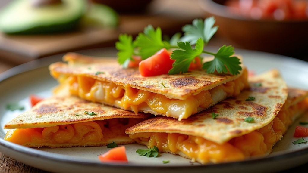oven baked chicken quesadillas