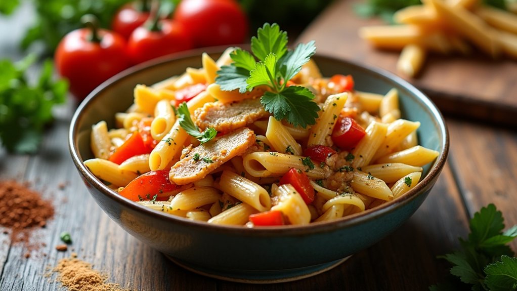 pasta preparation and saut ing