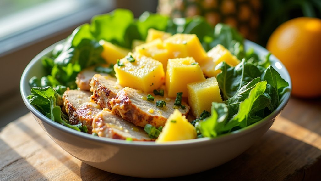 pineapple chicken salad benefits