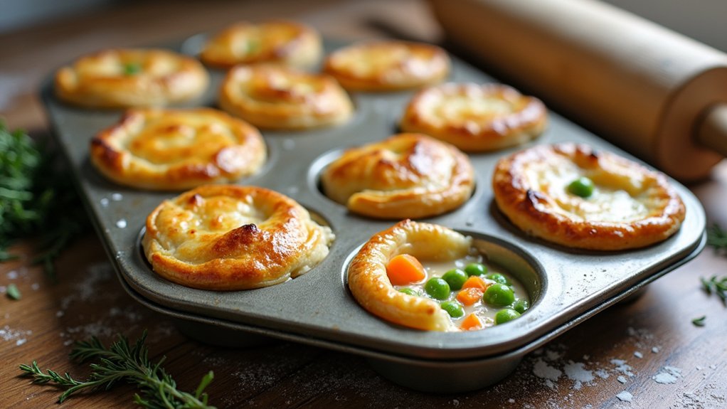 preheat oven fill crusts