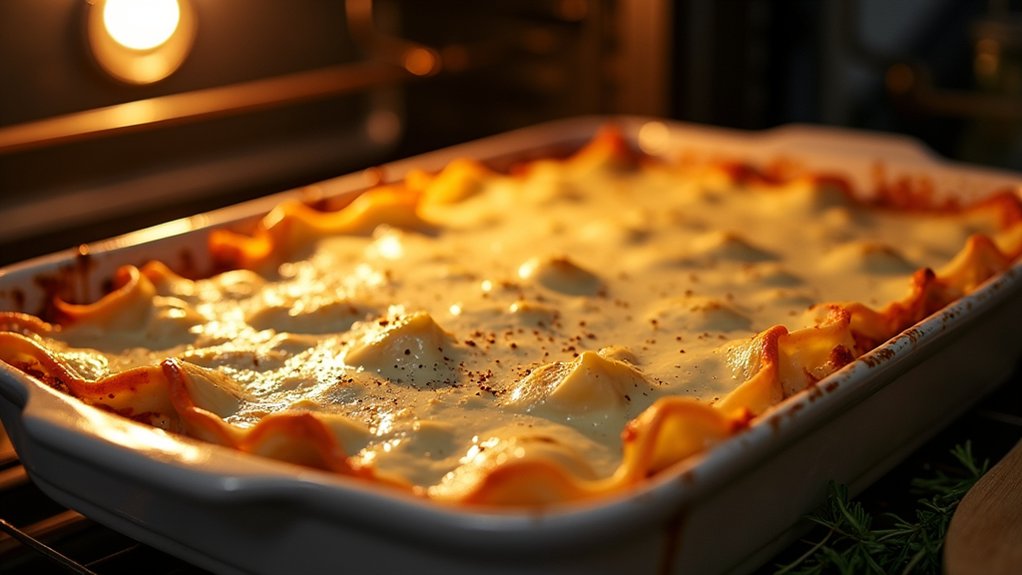 preheat oven for lasagna