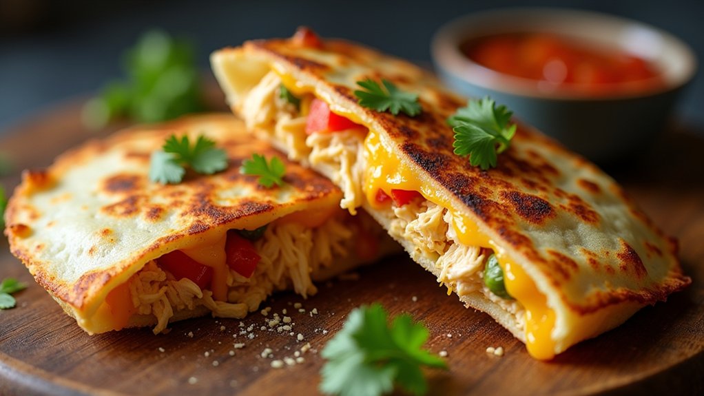 preheat oven for quesadillas