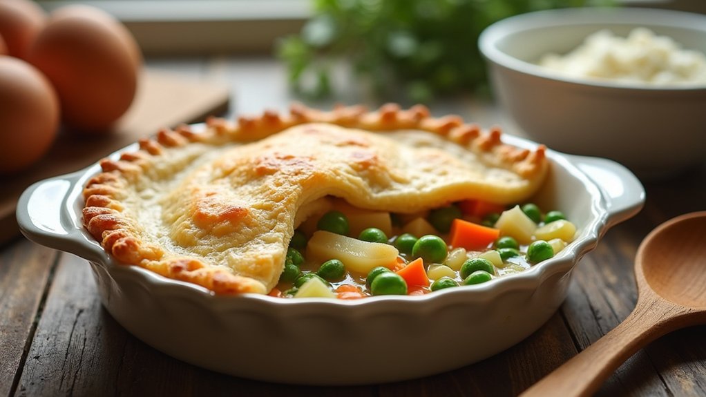 preheat oven mix filling