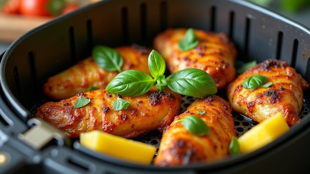 prepare air fryer basket