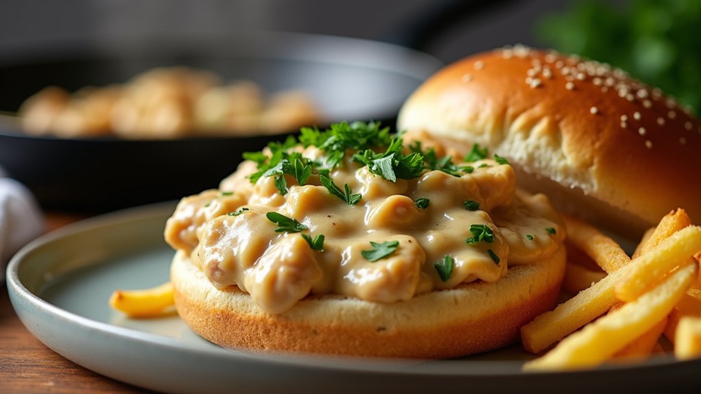 saut chicken with garlic