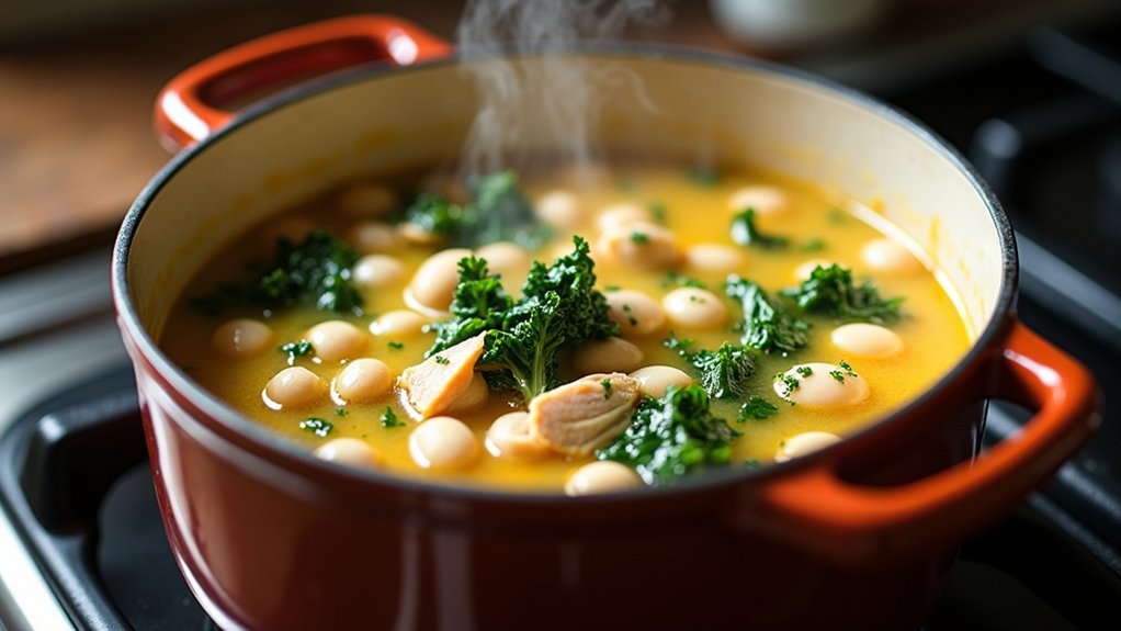 saut onions garlic chicken