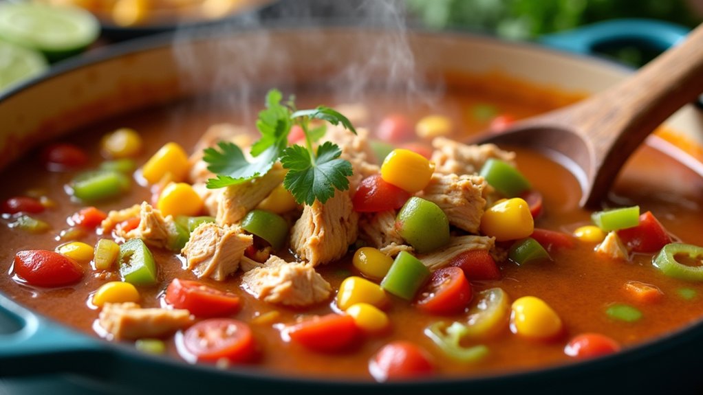 saut onions garlic chicken