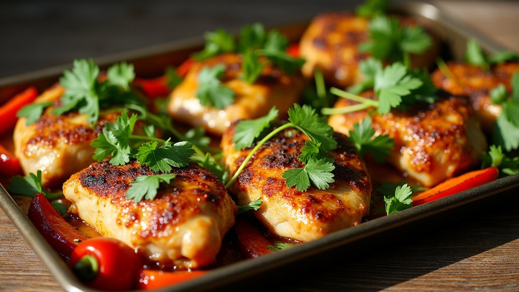 serve with fresh cilantro