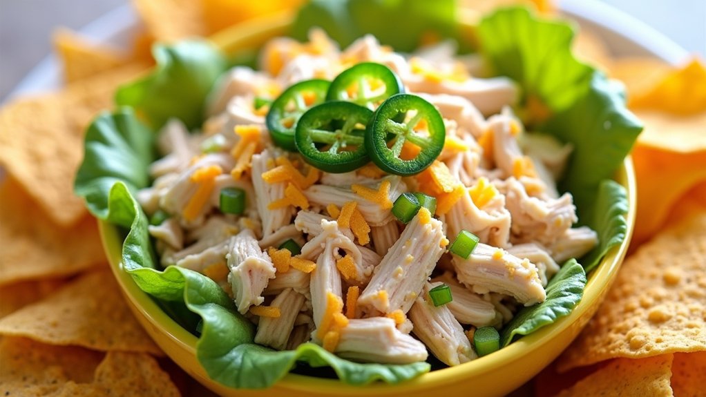 serve with tortilla chips