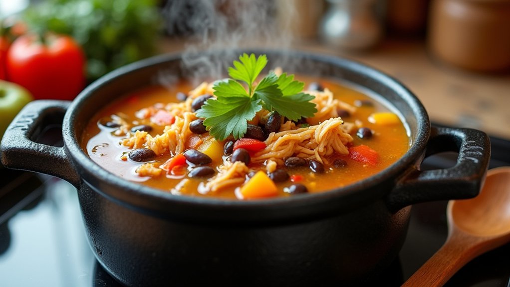 simmer for flavor enhancement