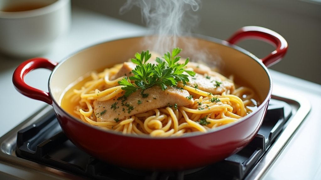 simmer for flavorful chicken