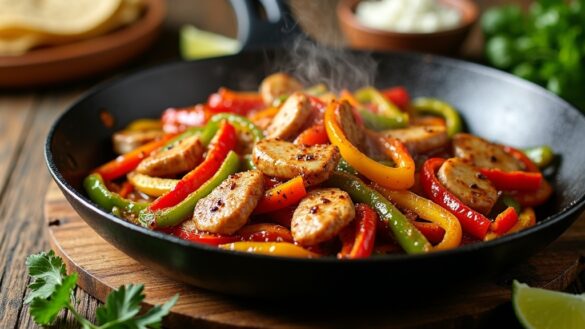 sizzling chicken fajitas recipe
