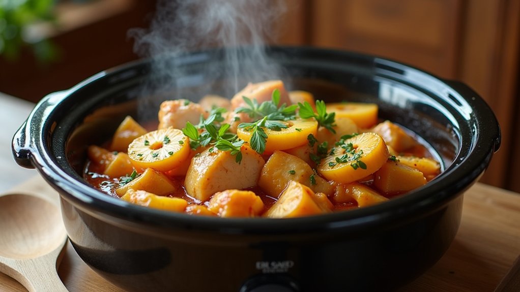 slow cook for flavor