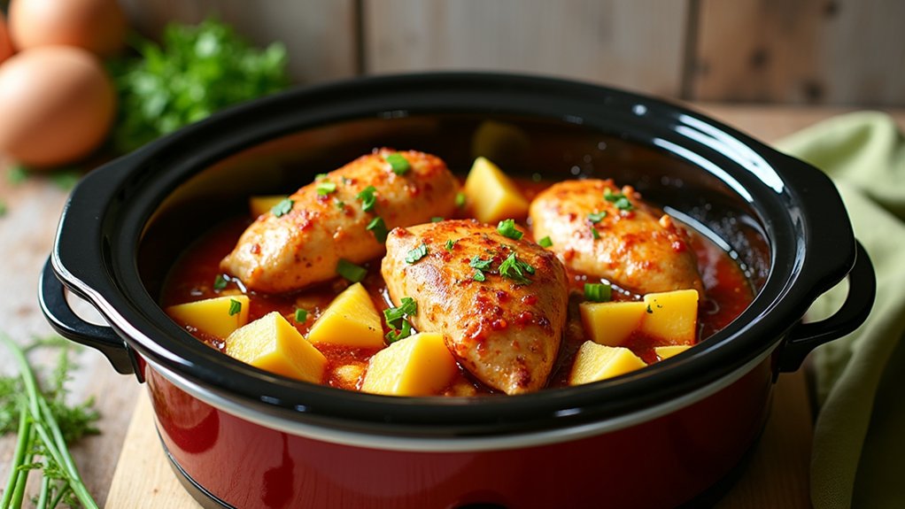slow cooker tropical chicken