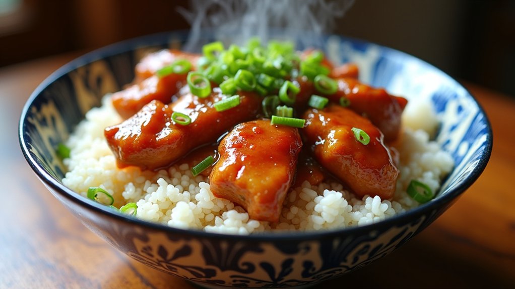 teriyaki chicken rice bowls