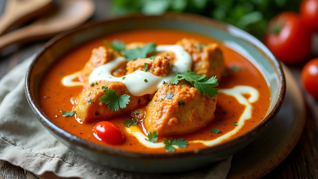 tomatoes and cream added