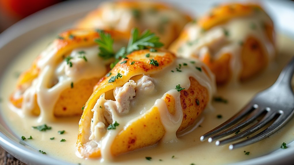 versatile chicken alfredo shells